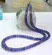 Rare Natural Gem Faceted Purple Blue Tanzanite Beads 5-8.5mm 17 Strand 138.6ctw