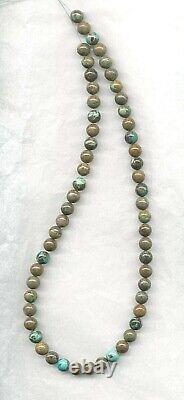 RARE NEVADA CARICO LAKE 8MM ROUND BEADS 18 Strand 608E