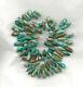 Rare Nevada Fox Mine Turquoise Nugget Drop Beads 17.5 Strand 2175c