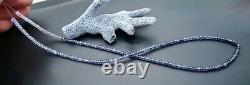 RARE NEW AAAAA GEMMY NATURAL SHINING RARE BLUE SPINEL BEAD STRAND 39.00cts