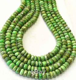 RARE Natural GASPEITE Faceted Roundel Bead STRAND109181