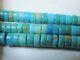 Rare Old Stock Sleeping Beauty Turquoise 4mm Heishi Beads 13 Strand 43cts