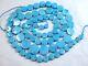 Rare Old Stock Sleeping Beauty Turquoise Coin Beads 18 Strand 4-9mm 55cts