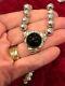 Rare Peter Brams Sterling Onyx Necklace 18 Pbd 925 Beads Art Deco
