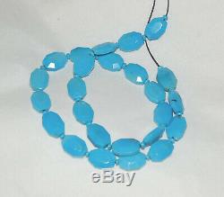 RARE-SLEEPING BEAUTY TURQUOISE FACETED OCTAGON SHAPE BEADS 16 Strand 1752C
