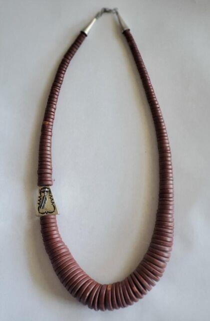 Rare Santo Domingo Stone Heishi Necklace