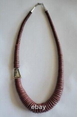 RARE Santo Domingo Stone Heishi Necklace