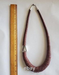 RARE Santo Domingo Stone Heishi Necklace