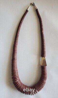 RARE Santo Domingo Stone Heishi Necklace