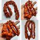 Rare Top Qulity Ancinet Old Tabtian Burmse Coral Sting Beads 148 Gr