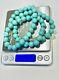 Rare Vintage Natural Gem Blue Turquoise Necklace Native American Turquoise