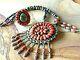 Rare Vintage Navajo Coral Jewelry Collector Set Necklace, Ring & Earrings