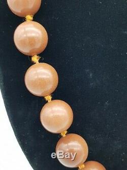 REAL and RARE Golden Sand Gemstone Necklace Healing Stone