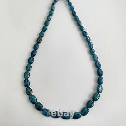 Rare 140ct Indigo Color Natural Kyanite 6x8-10x12MM Plain Oval Beads 16 String