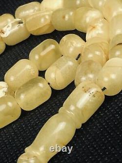 Rare 30gr Natural STONE Baltic Amber Prayer Beads