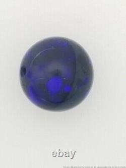 Rare 5.52ct GIA Natural Black Opal Bead For Necklace No Treatment 10mm