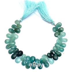 Rare AAA+ Grandidierite Gemstone 10mm-12mm Pear Briolette Faceted Beads 8Strand