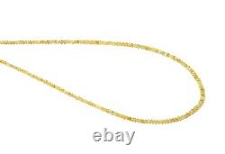 Rare AAA Yellow Diamond Gemstone Beads 8 Inch Strand 1-2.5 MM Rough Uneven Shape