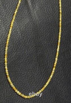 Rare AAA Yellow Diamond Gemstone Beads 8 Inch Strand 1-2.5 MM Rough Uneven Shape