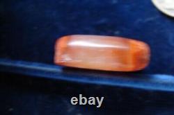 Rare ANCIENT MUNDIGAK AFGHAN BANDED CARNELIAN AGATE BEAD String Cut 5.7 gram C1