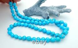 Rare Aaaa+ Sleeping Beauty Turquoise Untreated Fine Beads Vibrant Gem Blue