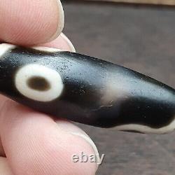 Rare Agate Old Indo Tibetan Agate 4 Falling Eyes Agate stone Dzi Bead Amulet