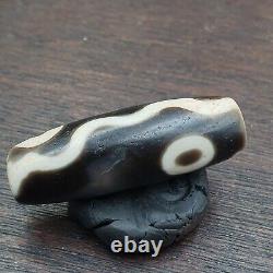 Rare Agate Old Indo Tibetan Agate 4 Falling Eyes Agate stone Dzi Bead Amulet