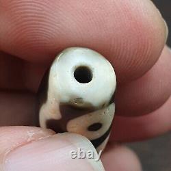 Rare Agate Old Indo Tibetan Agate 4 Falling Eyes Agate stone Dzi Bead Amulet