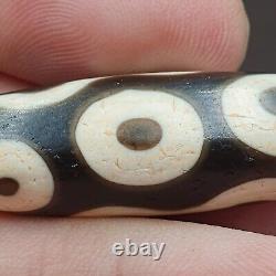 Rare Agate Old Indo Tibetan Agate 4 Falling Eyes Agate stone Dzi Bead Amulet