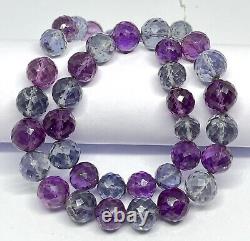 Rare Alexandrite Faceted Balls Beads AAA+++Color Changing Necklace Gemstone