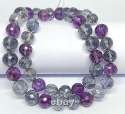 Rare Alexandrite Faceted Balls Beads AAA+++Color Changing Necklace Gemstone