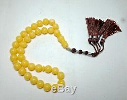 Rare Amber Kahrman Kahrab Islamic Tasbeeh Beads