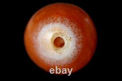 Rare Ancient Carnelian Bead, Indus Valley Culture and Mauryan- Huge 18 mm #B106