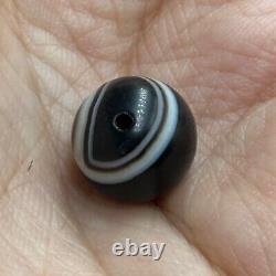 Rare Ancient Central Asian Agate Sulaimani Bead With Unique Pattern