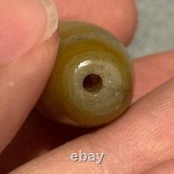Rare Ancient Central Asian Banded Agate Stone Bead with Eye