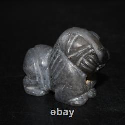 Rare Ancient Greco Bactrian Agate Stone Animal Bead Amulet from Center Asia