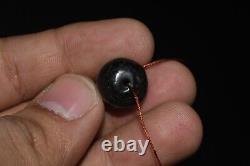 Rare Ancient Old Babagoria Sulaimani Banded Agate Stone Bead Circa 12th Century