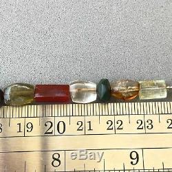 Rare Ancient Pyu Amethyst, Crystal, Agate, Quartz, Citrine, jasper Stone Beads#482