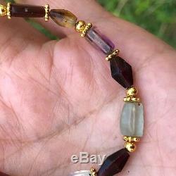 Rare Ancient Pyu Amethyst, Crystal, Garnet, Quartz, Citrine, Stone Beads #485