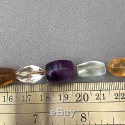 Rare Ancient Pyu Amethyst, Crystal, Quartz, Citrine, Stone Beads #480