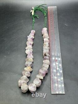 Rare Ancient Roman Authentic Amethyst Stone Unique Shape Beads