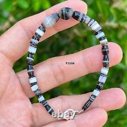 Rare Ancient South East Asia Agate Stone Beads Bracelet #F2550