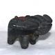 Rare Ancient South East Asian Animal Bull Figurine With Cylinder Bead Knot