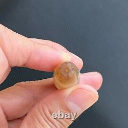 Rare Ancient Southeast Asia Agate Stone Bead 39x11mm #b649
