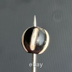Rare Ancient Southeast Asia Etched Agate Stone Bead 8 MM #f2419