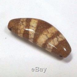 Rare Antique Ancient dZi-Bead Tibet Agate Stone Amulet Goodluck collectible gift