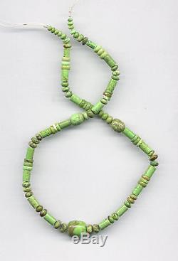 Rare Australian, Natural Apple Green Gaspeite Mixed Beads 333c