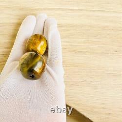 Rare Authentic Old Natural Nephrite Jade Stone Beads. Vintage Jase Beads Bolls