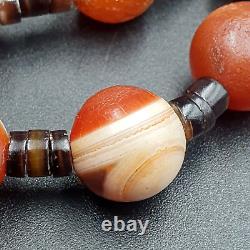 Rare Beautiful Indo Tibetan Himalayan Nepalese For Luck Carnelian Eye Agate Bead