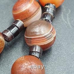 Rare Beautiful Indo Tibetan Himalayan Nepalese For Luck Carnelian Eye Agate Bead